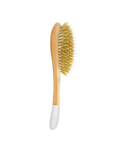 BACHCA - Brosse En Bois - Picots Sanglier / Nylon Brosse En Bois Démêlante Et Lissante, Brosse À Cheveux