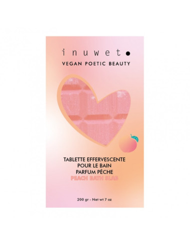 INUWET - Tablette Efferverscente Peche Bombe De Bain