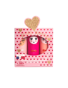 INUWET - Trio Coeur Ultra Red Coffret Baumes À Lèvres
