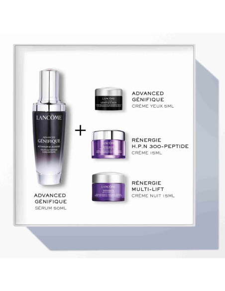 LANCÔME - Advanced Génifique Coffret Advanced Génifique Sérum & Rituel Soin Sérum 50 Ml + Crème Yeux 5 Ml + Crème Jour 15 Ml + C