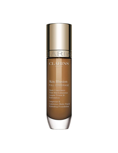 CLARINS - Skin Illusion Full Coverage Fond De Teint Haute Couvrance Teint Mat Lumineux Longue Tenue & Hydratation