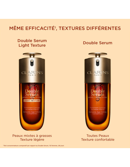 CLARINS - Double Serum Light Double Serum Light Texture Sérum Anti-Âge Texture Légère