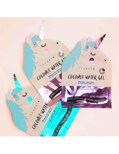 INUWET - Masque Éclat Illuminant - Coconut Water Gel Masque 30 Ml, Illuminant