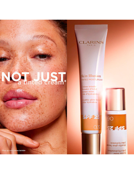 CLARINS - Skin Illusion Tinted Moisturizer Spf25 Crème Teintée Booster D'Éclat