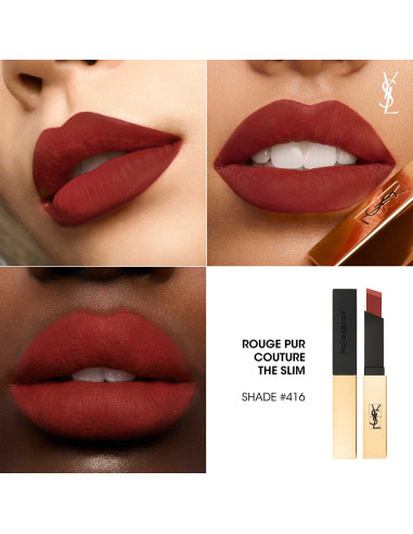 YVES SAINT LAURENT - Rouge Pur Couture The Slim Rouge À Lèvres Mat