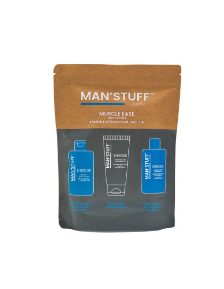 BADGEQUO - Muscle Ease Kit Détente Musculaire Lotion Bain/Douche + Baume Musculaire + Nettoyant Cheveux Et Corps