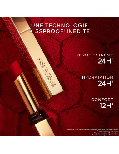 Guerlain KissKiss Le Rouge a Levres Intense au Miel hydratant
