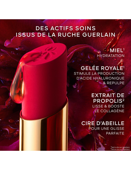 Guerlain KissKiss Le Rouge a Levres Intense au Miel hydratant