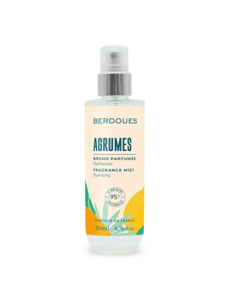 Berdoues Agrumes brume parfumée hydratante fraîche citronnée