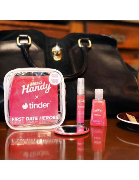 MERCI HANDY - First Date Heroes Coffret Gel Main Nettoyant + Spray